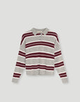 The New Society - teens - knit polo - spin stripe