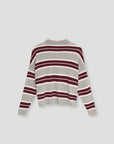 The New Society - teens - knit polo - spin stripe
