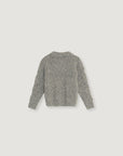 The New Society - Solin knit polo - grey melange