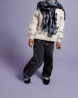 The New Society - denim twist trousers - moonless night