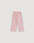 The New Society - wide leg denim pants - mauve orchid