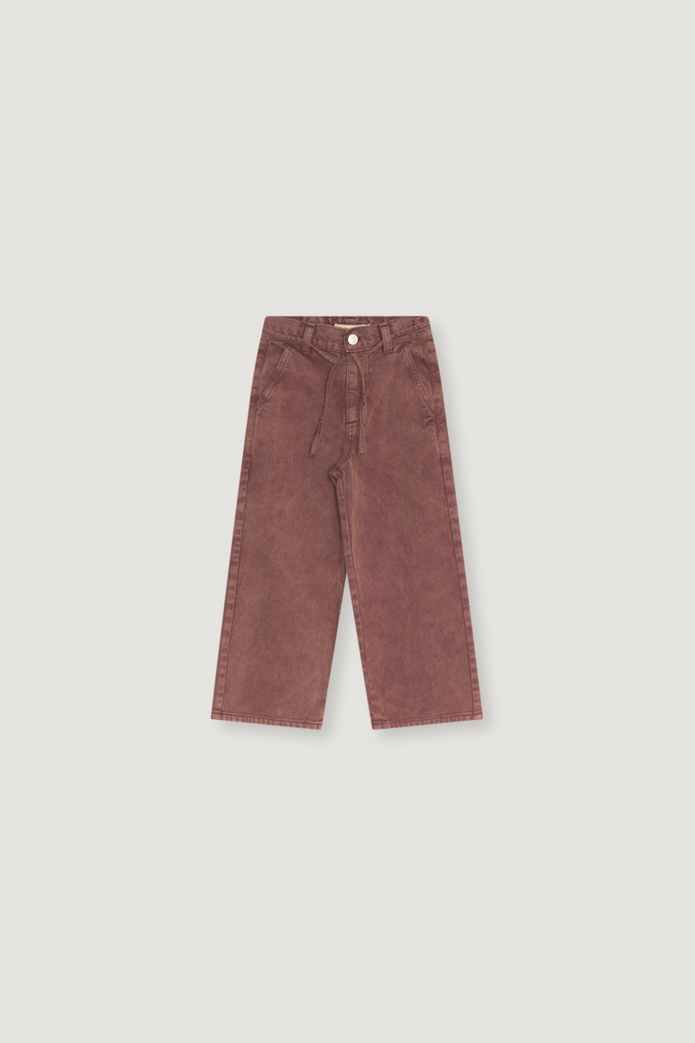 The New Society - TNS Denim Wide Leg Pant - Winetasting