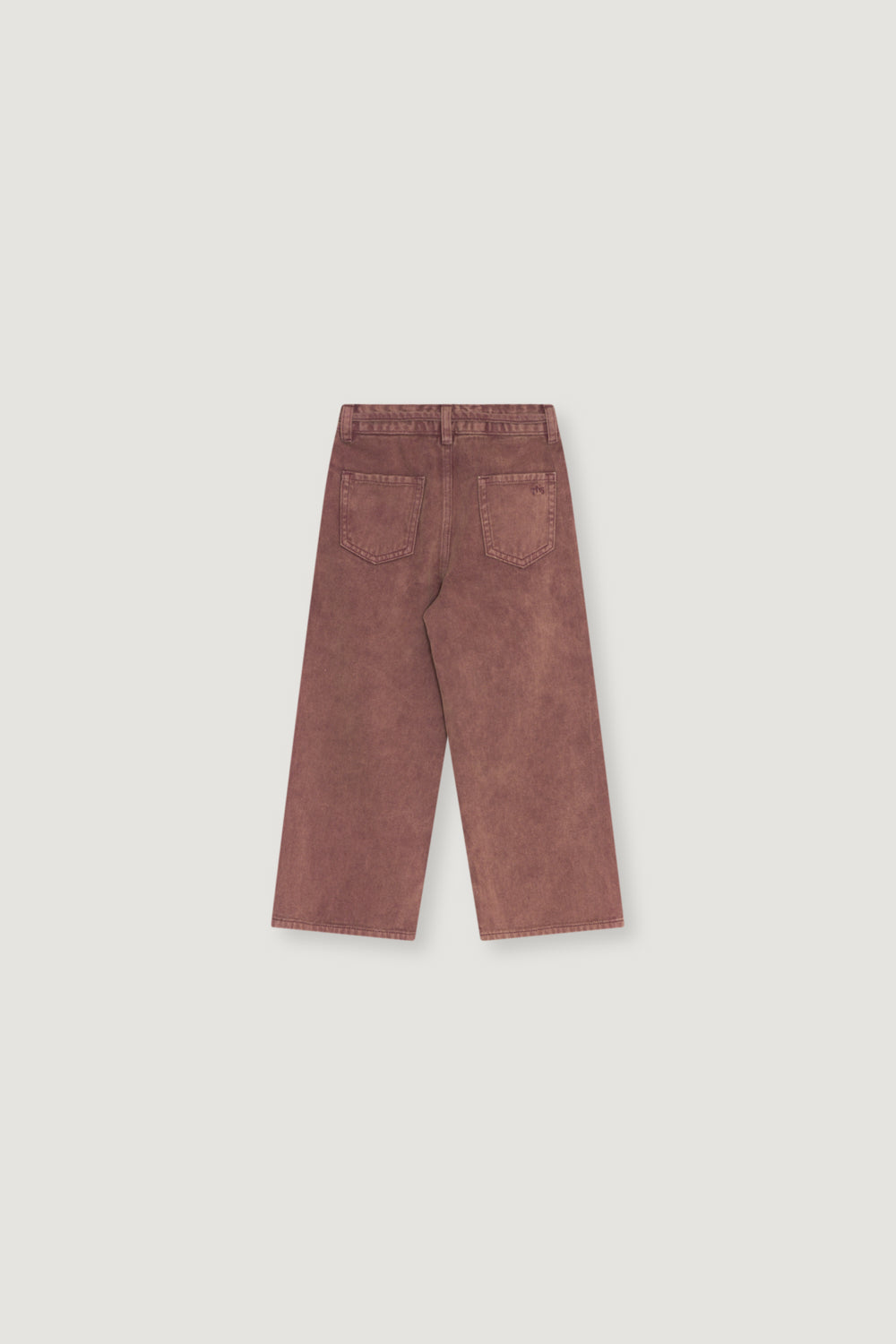The New Society - TNS Denim Wide Leg Pant - Winetasting