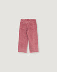 The New Society - wide leg denim trousers - rumba red