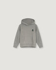 The New Society - TNS logo hoodie - grey melange