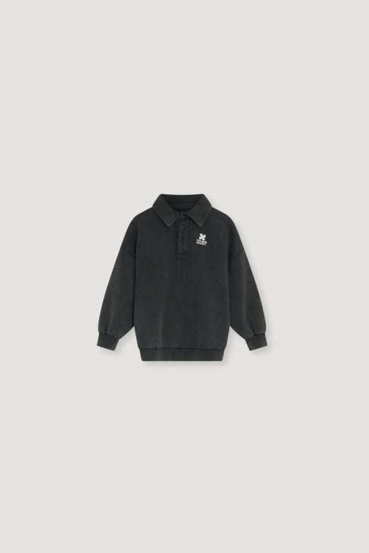 The New Society - TNS Logo Polo - Forged Iron