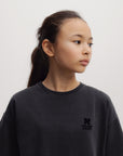The New Society - teens - logo t-shirt - moonless night