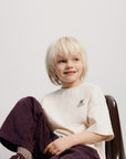 The New Society - TNS logo T-Shirt - whisper white melange