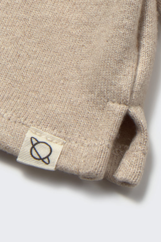 Cozmo brand - remo - soft brushed sweater - stone