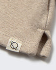 Cozmo brand - remo - soft brushed sweater - stone