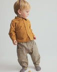 Cozmo brand - nepal - stripe twill pants - stone