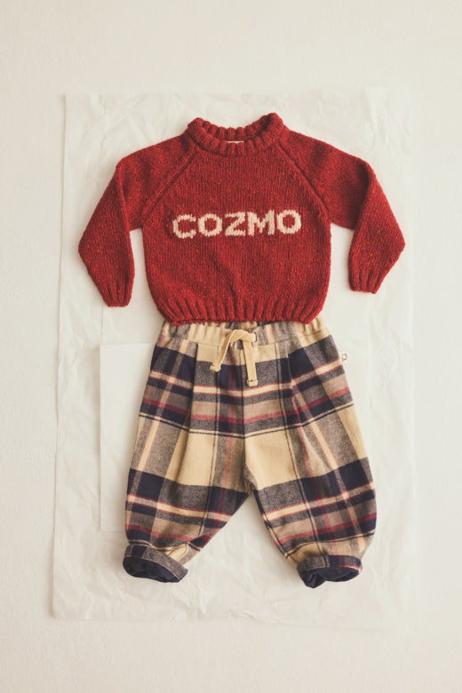Cozmo brand - kobe - flannel plaid warm pants