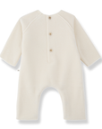 1+ in the family - dijon - bamboo polar onesie - ecru