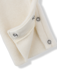 1+ in the family - dijon - bamboo polar onesie - ecru