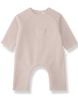 1+ in the family - dijon - bamboo polar onesie - nude