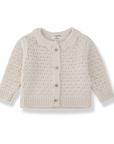 1+ in the family - nimes - lace knit cardigan - ecru