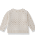 1+ in the family - nimes - lace knit cardigan - ecru