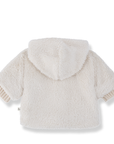 1+ in the family - gourdon - soft furry jacket - ecru