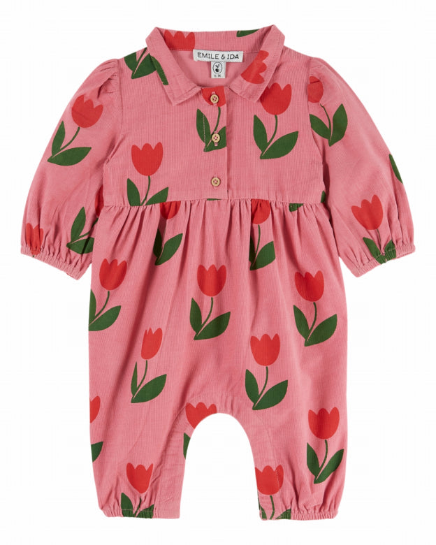 Emile et Ida - baby - jumpsuit - grande tulipe