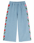Emile et Ida - denim torusers - tulipe blue