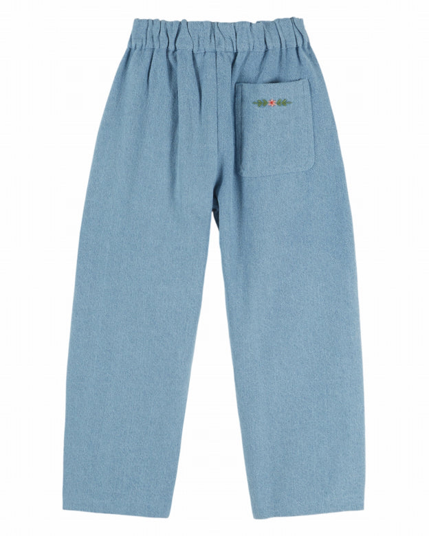 Emile et Ida - genouillere denim torusers - blue