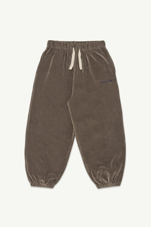Main Story - balloon velours joggers - roast