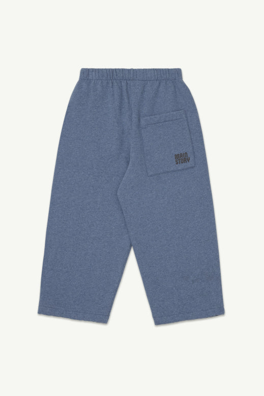 Main Story - lounge fleece joggers - blue melange