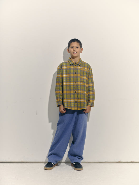 Main Story - lounge fleece joggers - blue melange