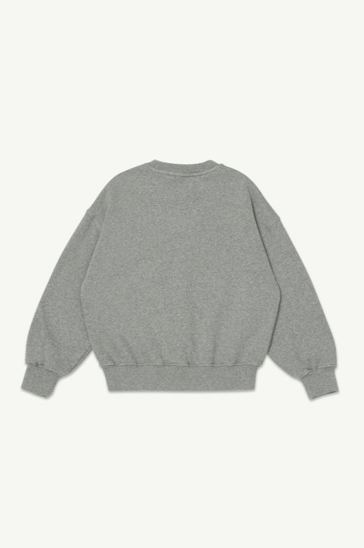 Main Story - crew fleece sweatshirt - grey melange