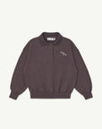 Main Story - polo fleece sweatshirt - dark cherry