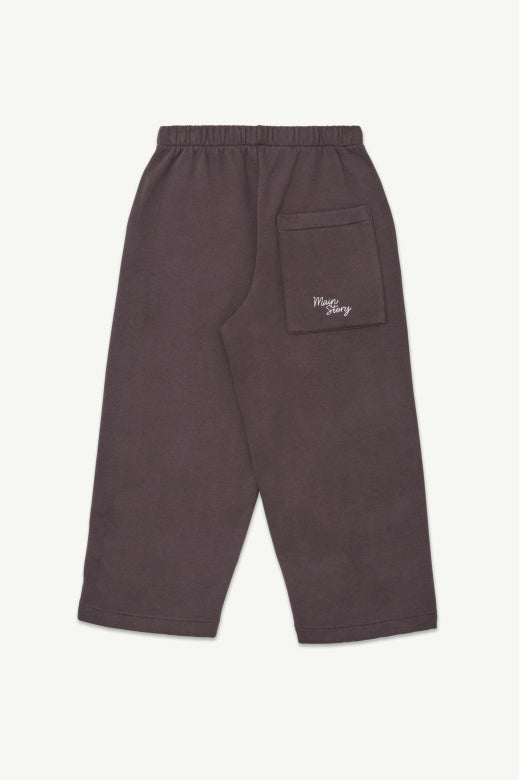 Main Story - lounge fleece joggers - dark cherry