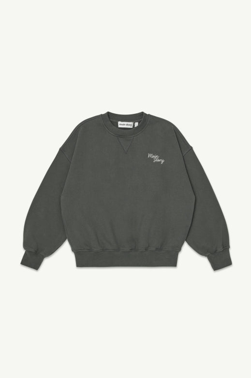 Main Story - crew fleece sweatshirt - peat