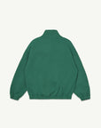 Main Story - half zip funnel sweatshirt - evergreen