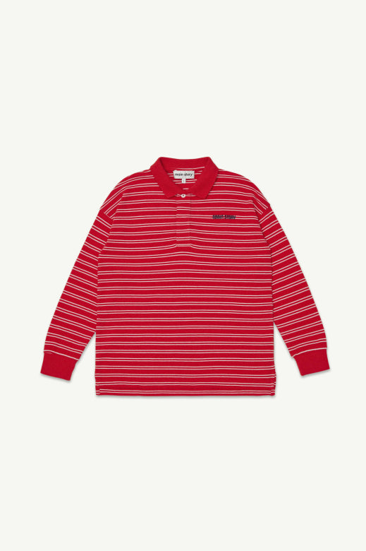 Main Story - polo shirt - red &amp; white