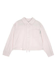 Mipounet - juliette crop popelin shirt - pink