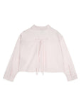 Mipounet - juliette crop popelin shirt - pink