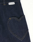 Mipounet - love denim mini skirt