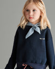 Mipounet - florence fleece sweatshirt - blue