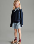 Mipounet - florence fleece sweatshirt - blue