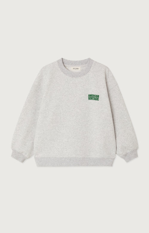 American Vintage - baptown sweatshirt - grey melange