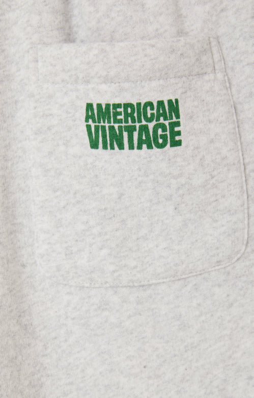American Vintage - baptown joggers - grey melange