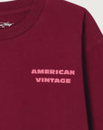 American Vintage - fizvalley longsleeve t-shirt - bordeaux