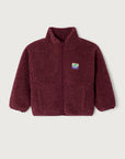 American Vintage - hoktown teddy jacket - bordeaux