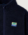 American Vintage - hoktown teddy jacket - navy