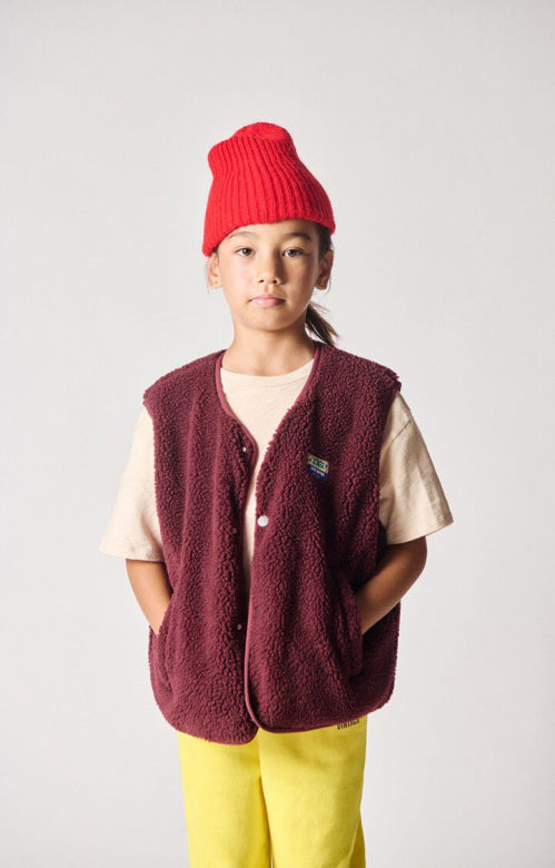 American Vintage - hoktown teddy bodywarmer - bordeaux