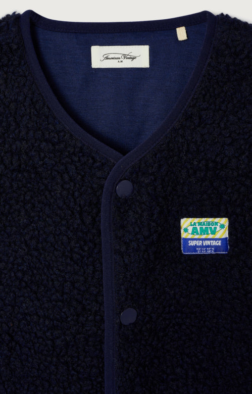 American Vintage - hoktown teddy bodywarmer - navy