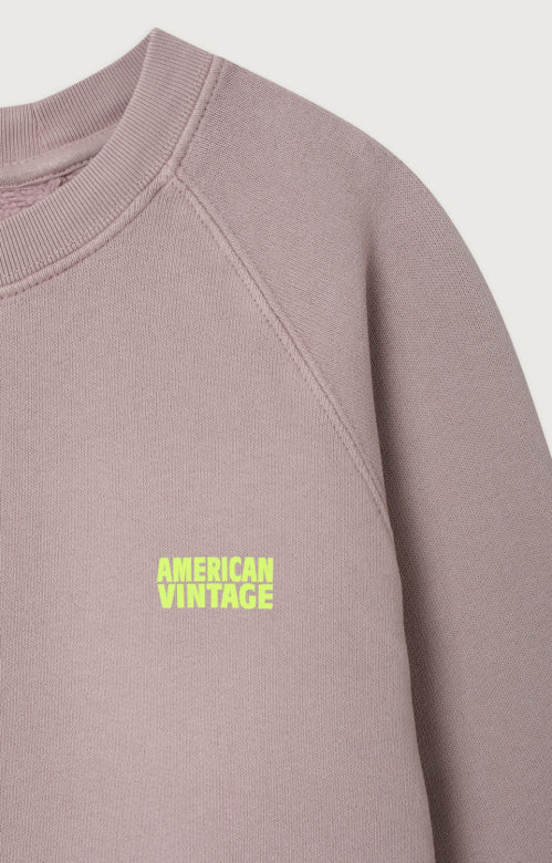 American Vintage - izubird sweatshirt - prunelle