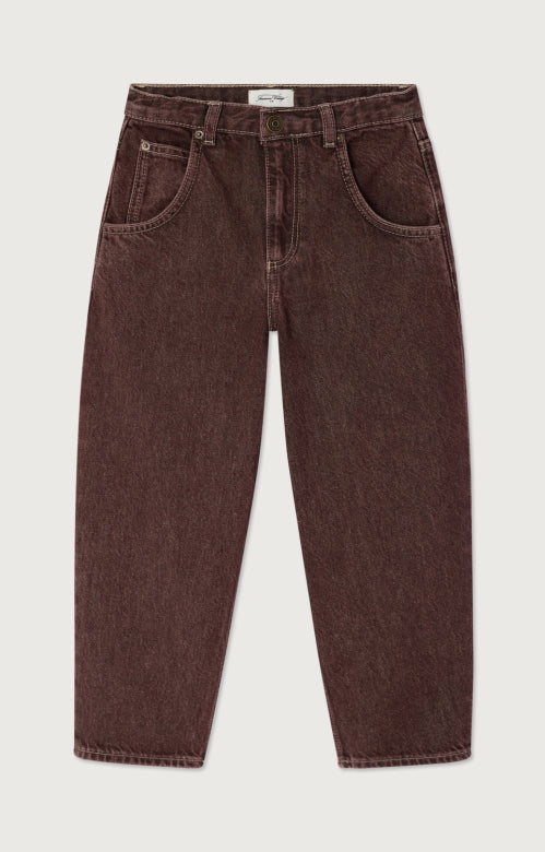 American Vintage - oshow balloon jeans - raisin