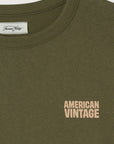 American Vintage - ykobow crop t-shirt - origan