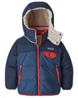 Patagonia - reversible tribles hooded jacket - stone blue